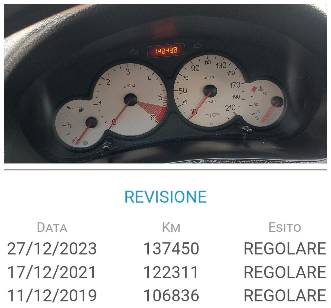 Peugeot 206 1.4 HDi 5p. Soli 148.000km