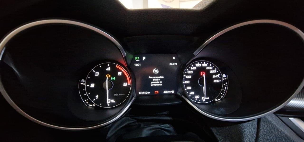 STELVIO 2.2 JTM 210 CV VELOCE BLU MISANO TETTO PANORAMICO