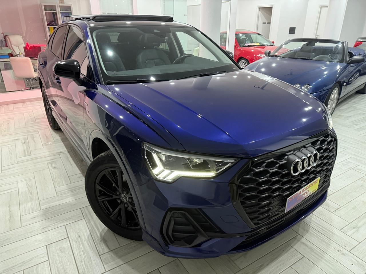 Audi Q3 Sportback 2.0D150cv TOTAL S-LINE+TETTO BLACK ED.2022