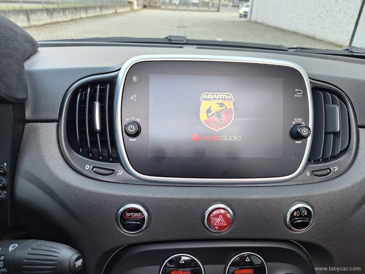 ABARTH 595 C GUSCIO SABELT 180 CV COMPETIZIONE CABRIO UNICOPROP.