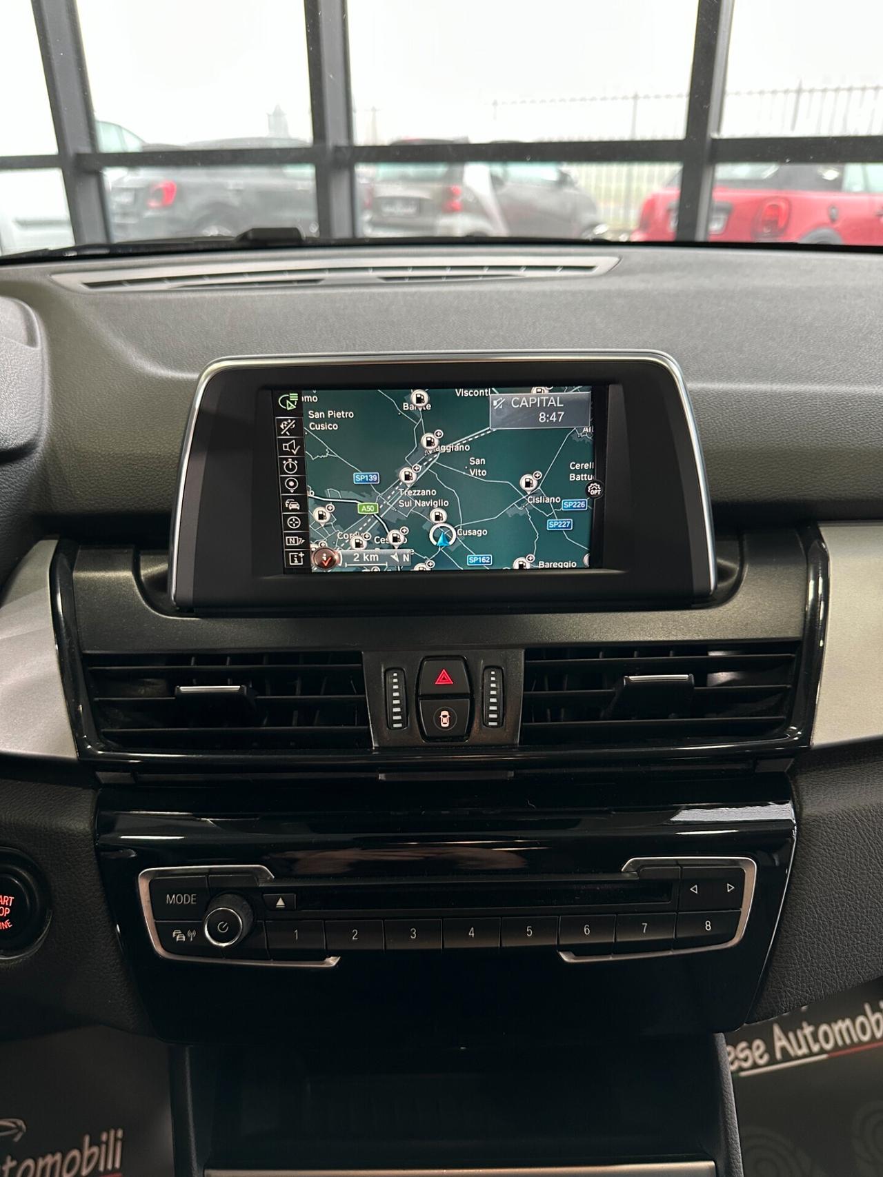 Bmw 216D 7posti 116cv Auto Pelle Navi Led FINANZIABILE GARANZIA TAGLIANDATA