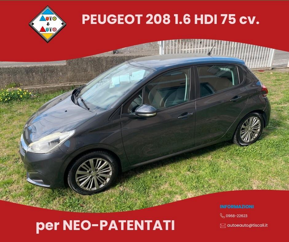 Peugeot 208 BlueHDi 75 5 porte Allure