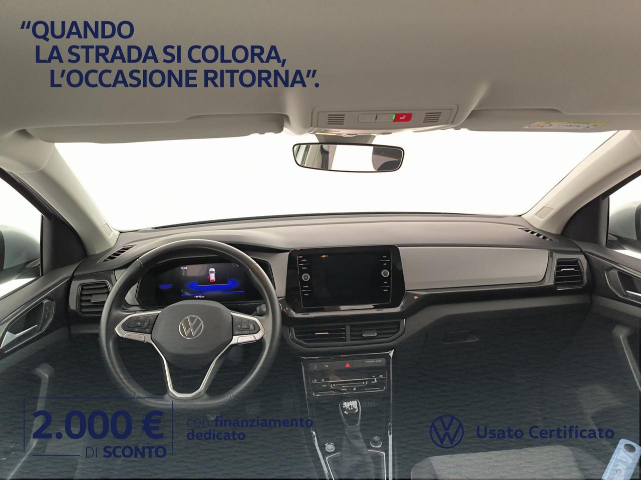 Volkswagen T-Cross 1.0 tsi life 95cv