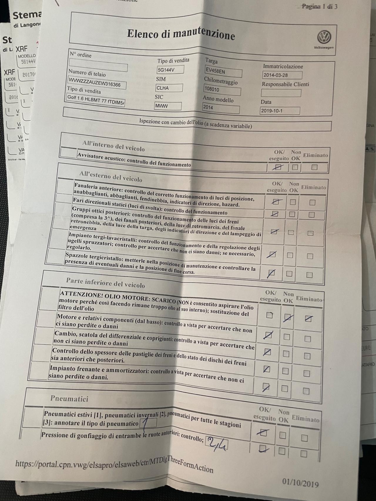 Volkswagen Golf 1.6 Diesel - Neopatentati