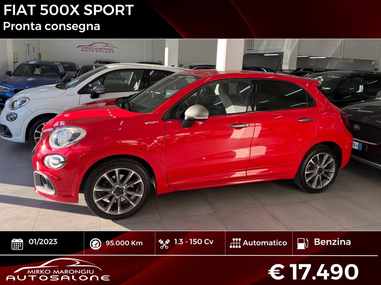 Fiat 500X 1.3 T3 150 CV Sport FINANZIABILE
