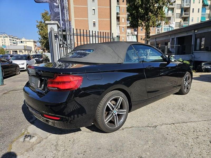 BMW Serie 2 220d Cabrio Luxury auto my18