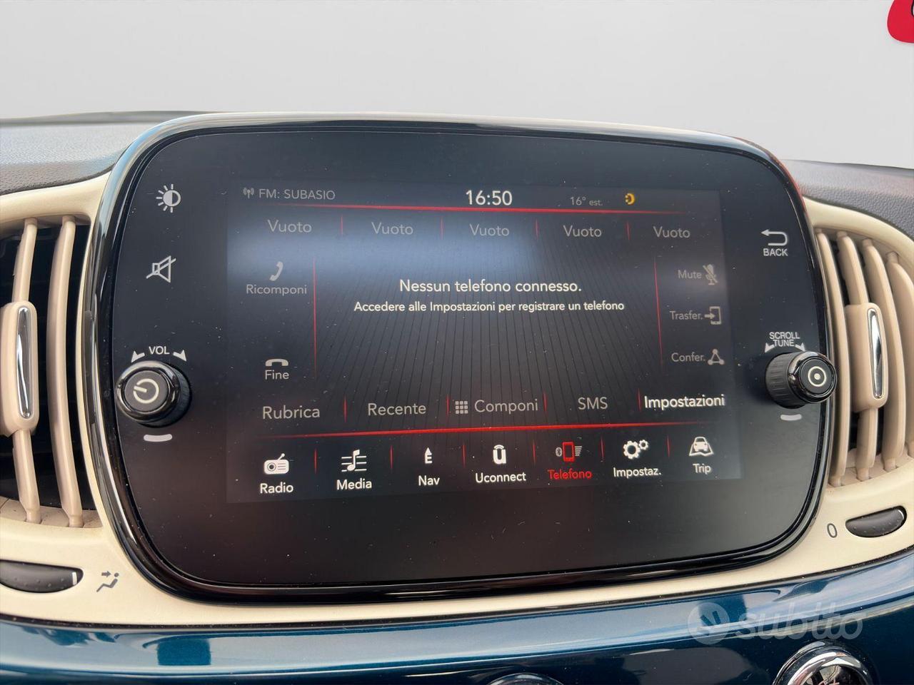 FIAT 500C 1.2 LOUNGE 69CV CABRIO