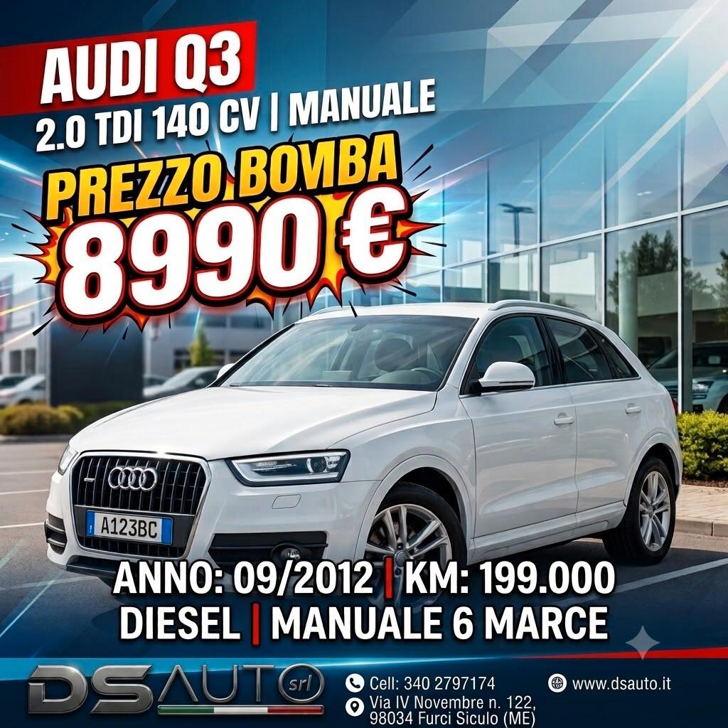 Audi Q3 2.0 TDI Advanced 140CV
