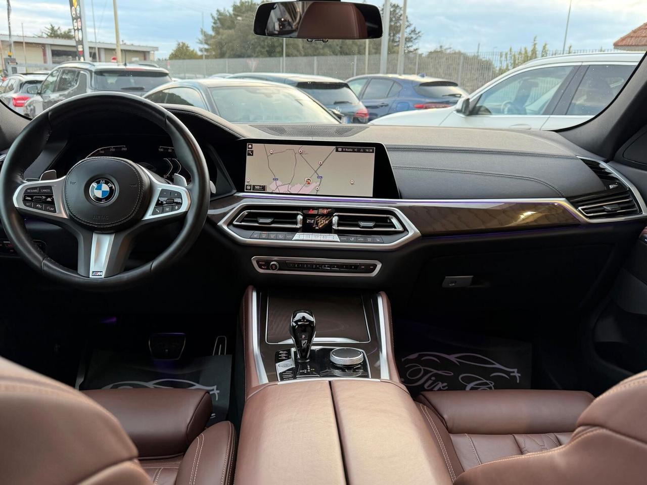 BMW X6 40D M-SPORT X-DRIVE 3.0 MHEV 48V 340CV TETTO PELLE NAVI ANNO 2022