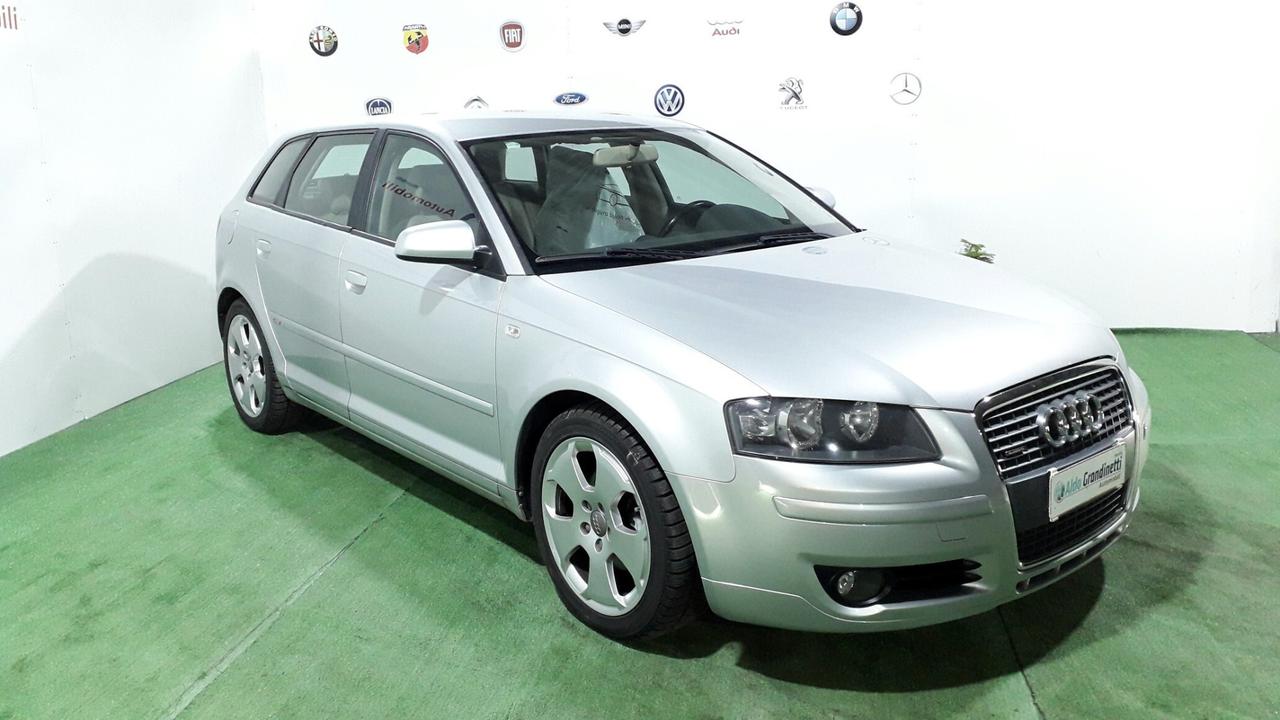 audi a3 2.0 140cv QUATTRO anno 2006