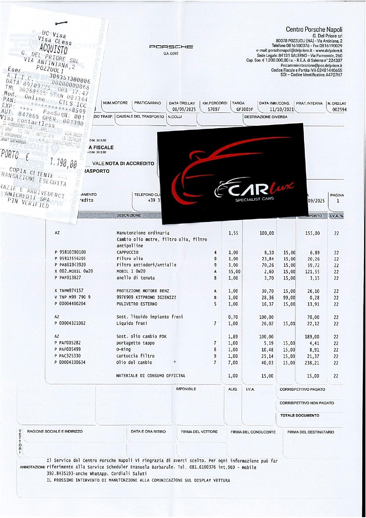 Porsche Macan 2.0 Turbo 265CV TETTO 360