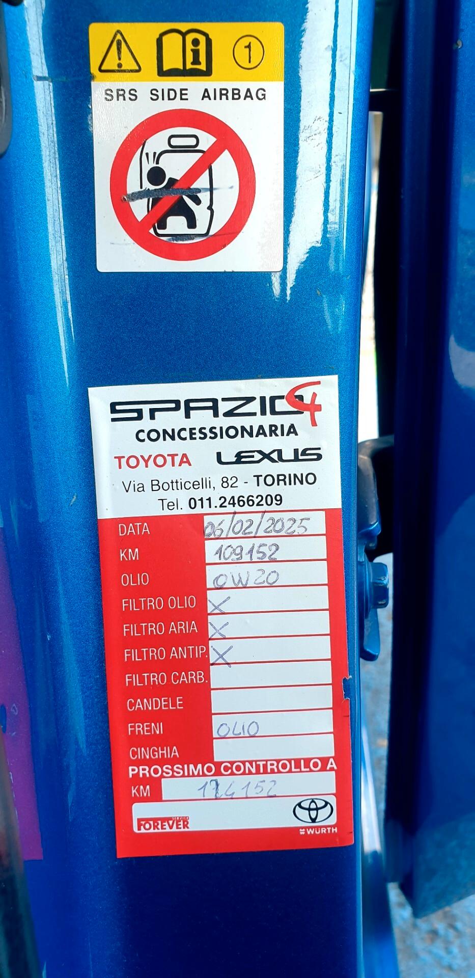 TOYOTA YARIS 1.5 BENZINA/IBRIDA GARANZIA CASA TOYOTA