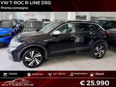 VW T-Roc 2.0 TDI 150 CV DSG R-Line FINANZIABILE