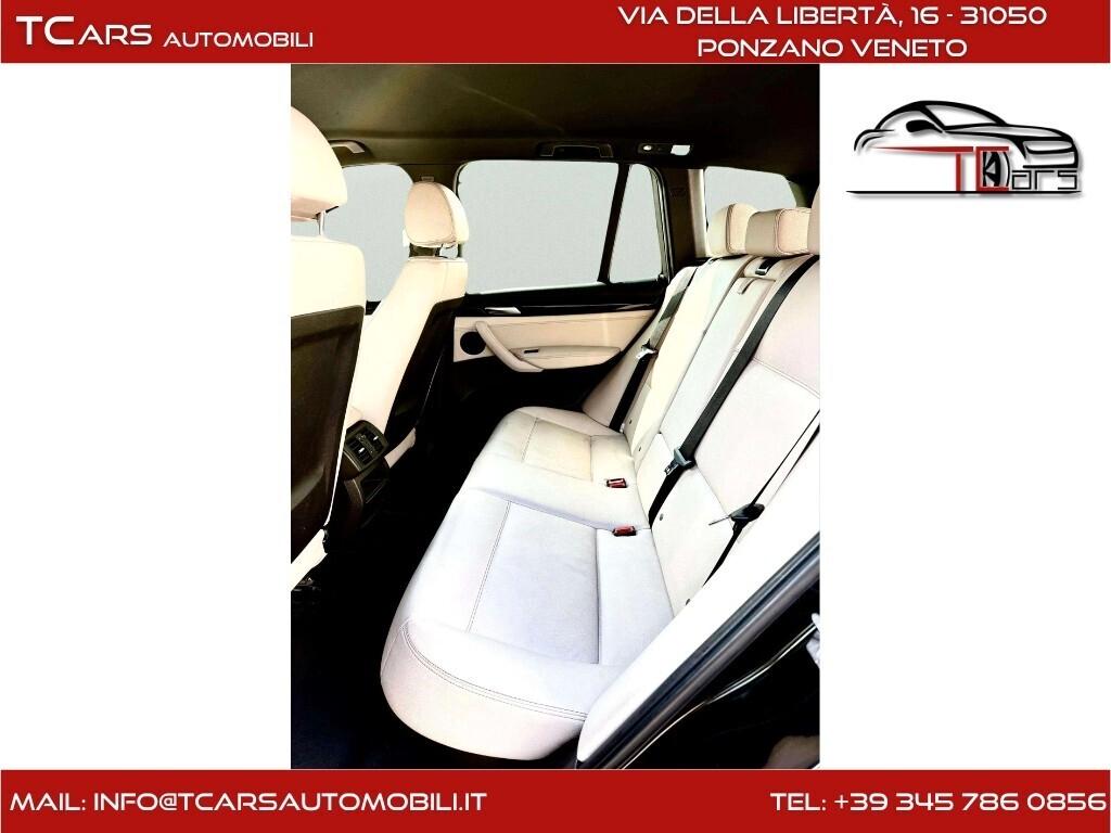 BMW X3 3.0 XDRIVE UNIPRO KM CERT GARANZIA 3 ANNI