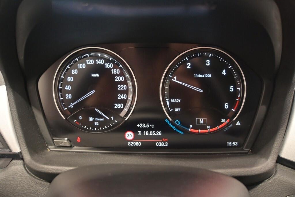 BMW X1 16D 115CV 6M. S-DRIVE BUSINESS ADVANTAGE ( CRUISE - PELLE - TETTO PANORAMICO APR. - NAVI - PARK ASSISTANT - TELECAMERA POST. )