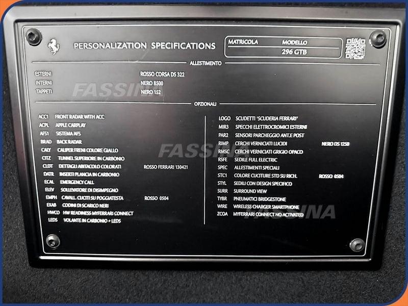 Ferrari 296 296 GTB -Fiorano Livery - IVA ESPOSTA