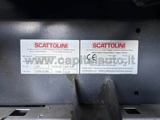 Fiat Ducato 22 MJ Cassone ribaltabile trilaterale NETTO 16500