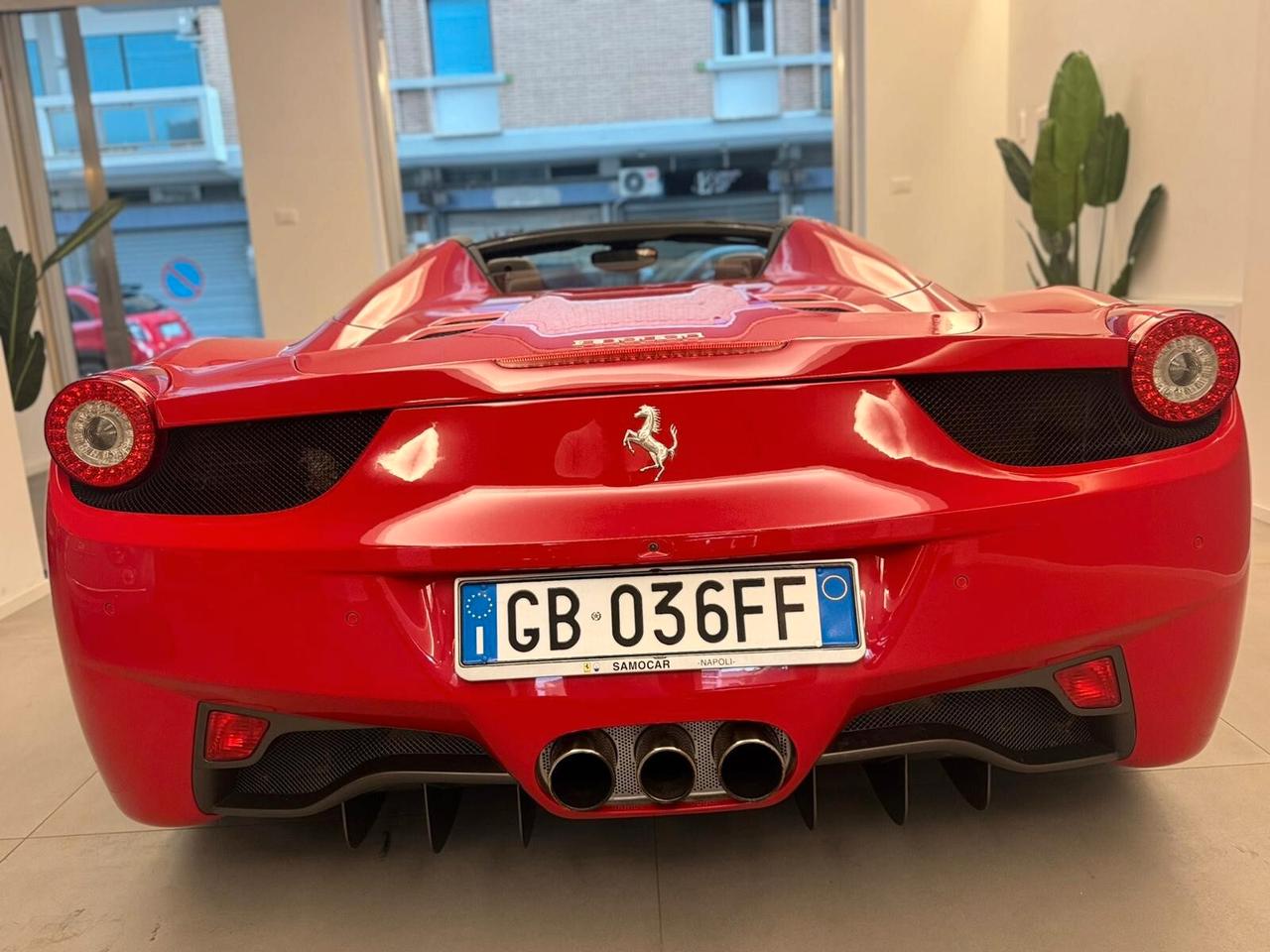 FERRARI 458 SPIDER CAMBIO F1 DCT STRAFULL