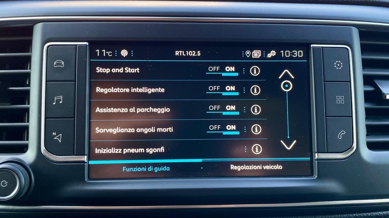 PEUGEOT TRAVELLER 2.0 BLUEHDI LONG BUSINESS VIP 177CV - OTTO POSTI, SEDILI IN PELLE ELETTRICI RISCADABILI, TETTO