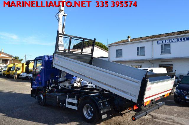 IVECO EUROCARGO 75E16 CON GRU E RIBALTABILE TRILATERALE