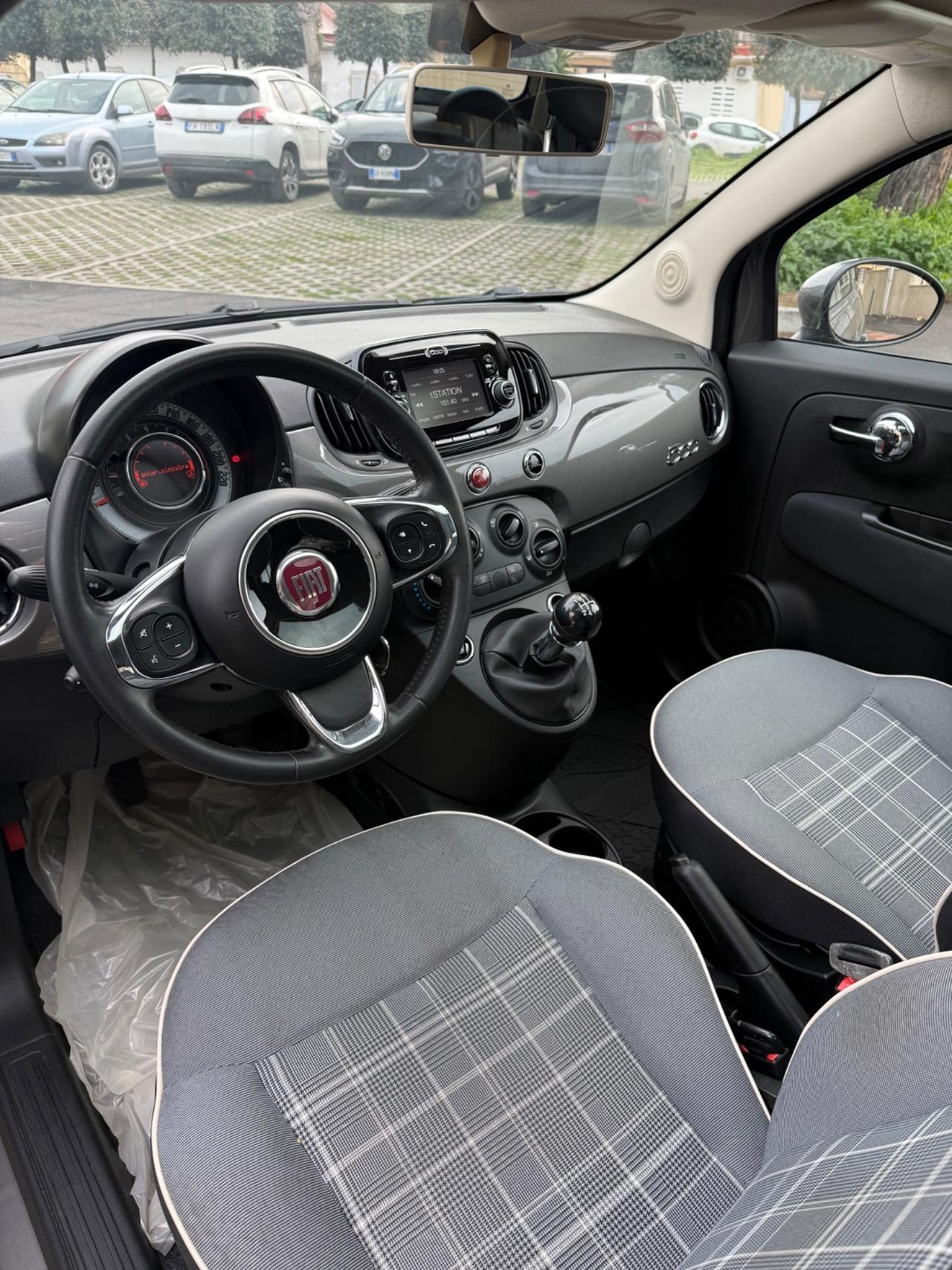 Fiat 500 1.2 Lounge zero sinistri italiana 2018