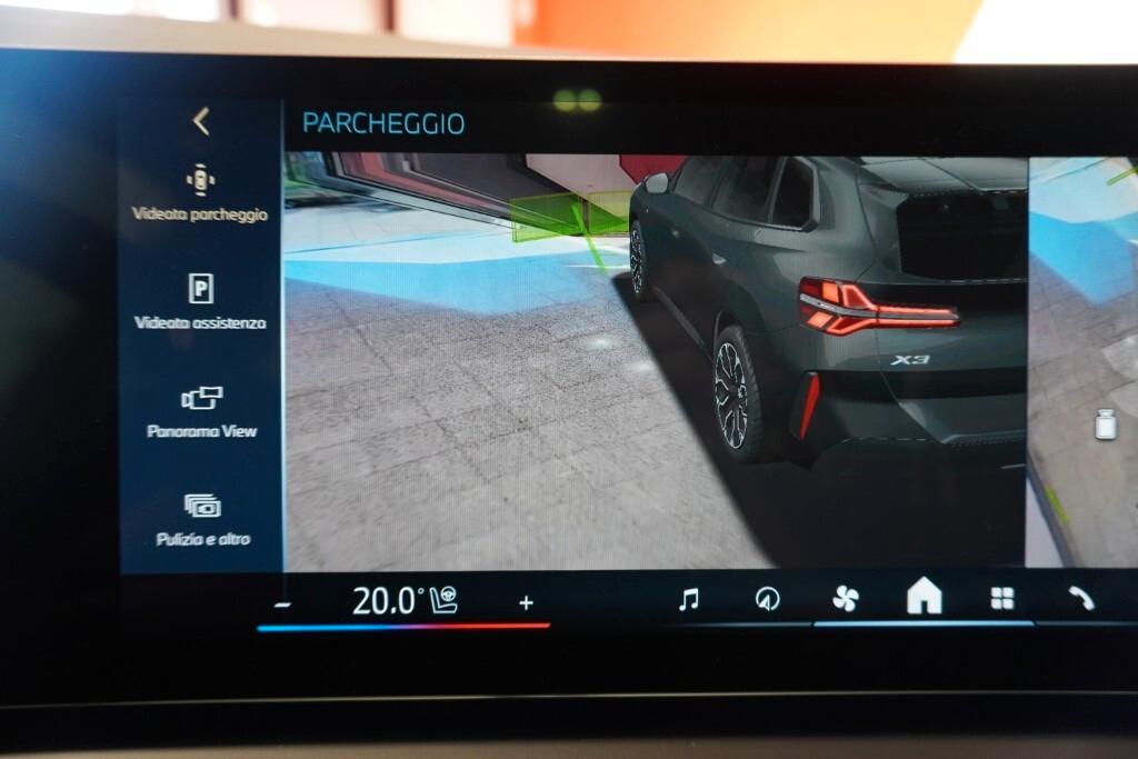 BMW X3 NEW 20D 197CV STEPTRONIC 48V X-DRIVE MSPORT ( FARI LED ADATTIVI - CURVED DISPLAY - HEAD-UP DISPLAY - PELLE - TETTO PANORAMICO - AMBIENT LIGHTS - CRUISE - NAVI - MIRROR - PARK ASSISTANT - TELECAMERA 360 - CERCHI 19 )