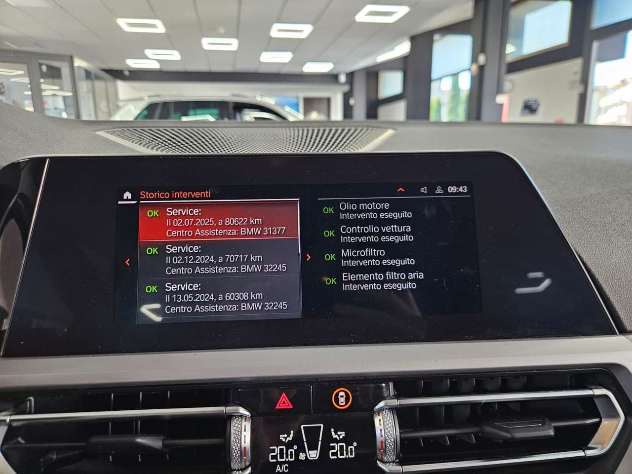 BMW 320 d Touring mhev 48V auto - TAGLIANDI BMW - IVA ESPOSTA