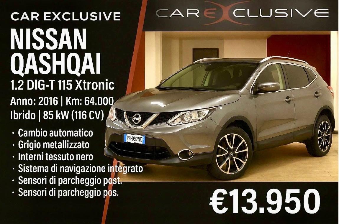 Nissan Qashqai 1.2 AUT-N-Connecta Tetto-UniPro-Garantita-Permute