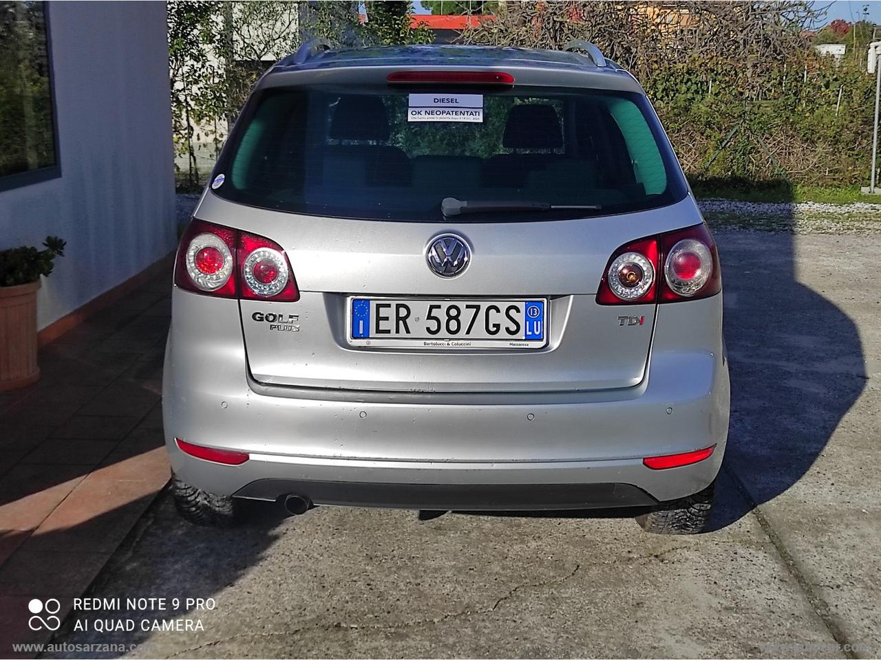VOLKSWAGEN Golf Plus 1.6 TDI Highline 3 ANNI DI GARANZIA -- 15GG SODDISFATTI O RIMBORSATI