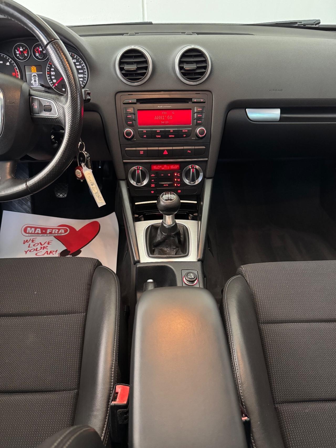 Audi A3 SPB 2.0 TDI S-LINE TETTO APRIBILE