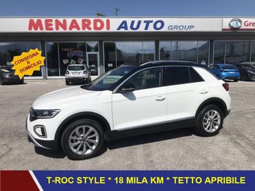 Volkswagen T-Roc 1.0 TSI Style TETTO * 18 MILA KM!! 1 PROPRIETARIO