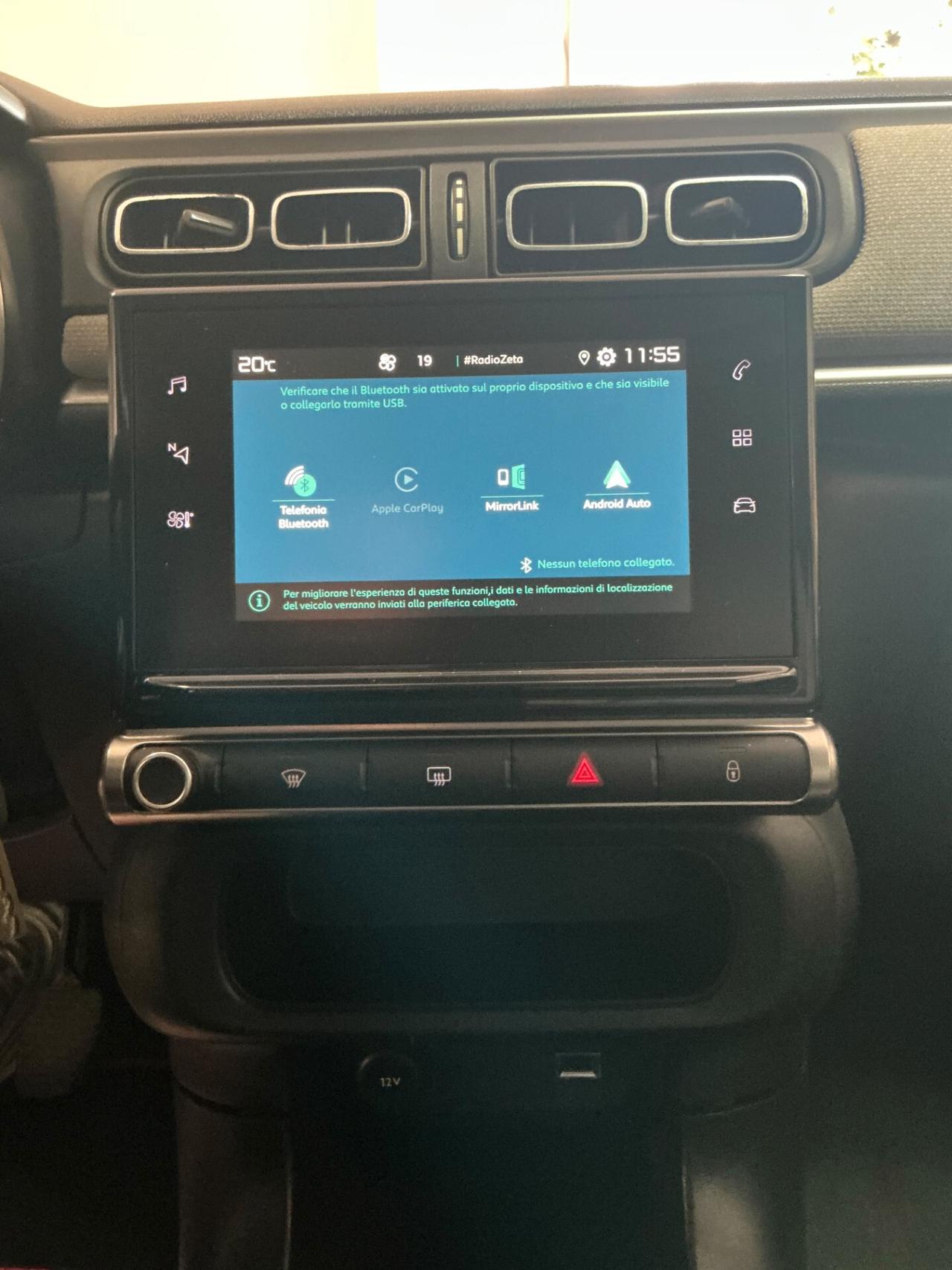 Citroen C3 1.2 BENZINA 2019 EURO 6 IDEALE X NEOPATENTATI