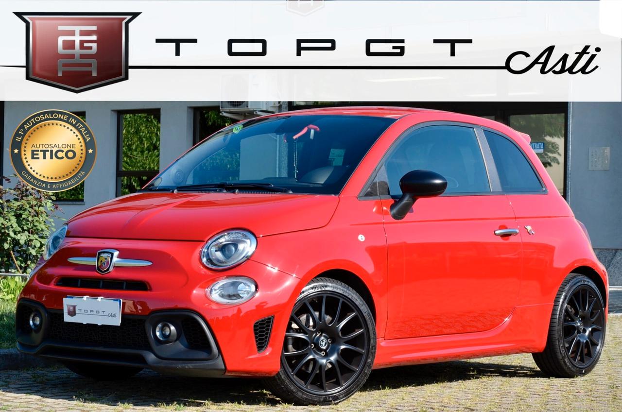 ABARTH F595 1.4 T-JET 165cv, UNICOPROPRIETARIO, SERVICE ABARTH, EURO 6D, ROSSO OFFICINA, RECORD MONZA, APPLE ANDROID, PERMUTE