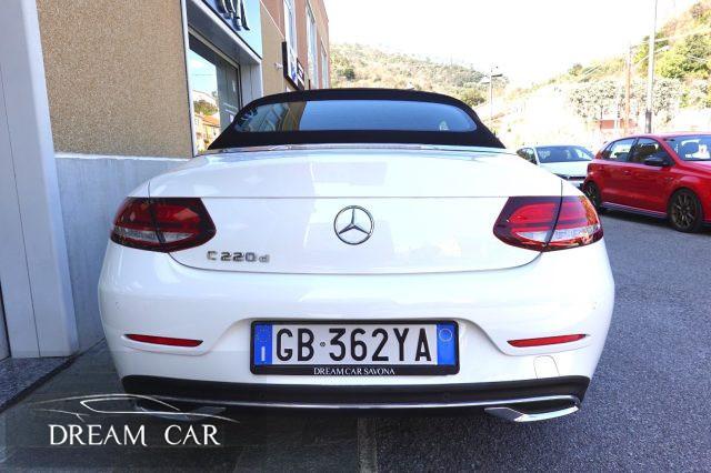 MERCEDES-BENZ C 220 d CABRIO AUTOMATICA SPORT UNIPRO CERCHI AMG