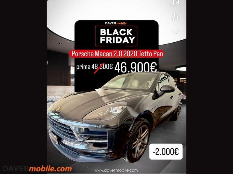Porsche Macan 2.0 + tetto + pelle
