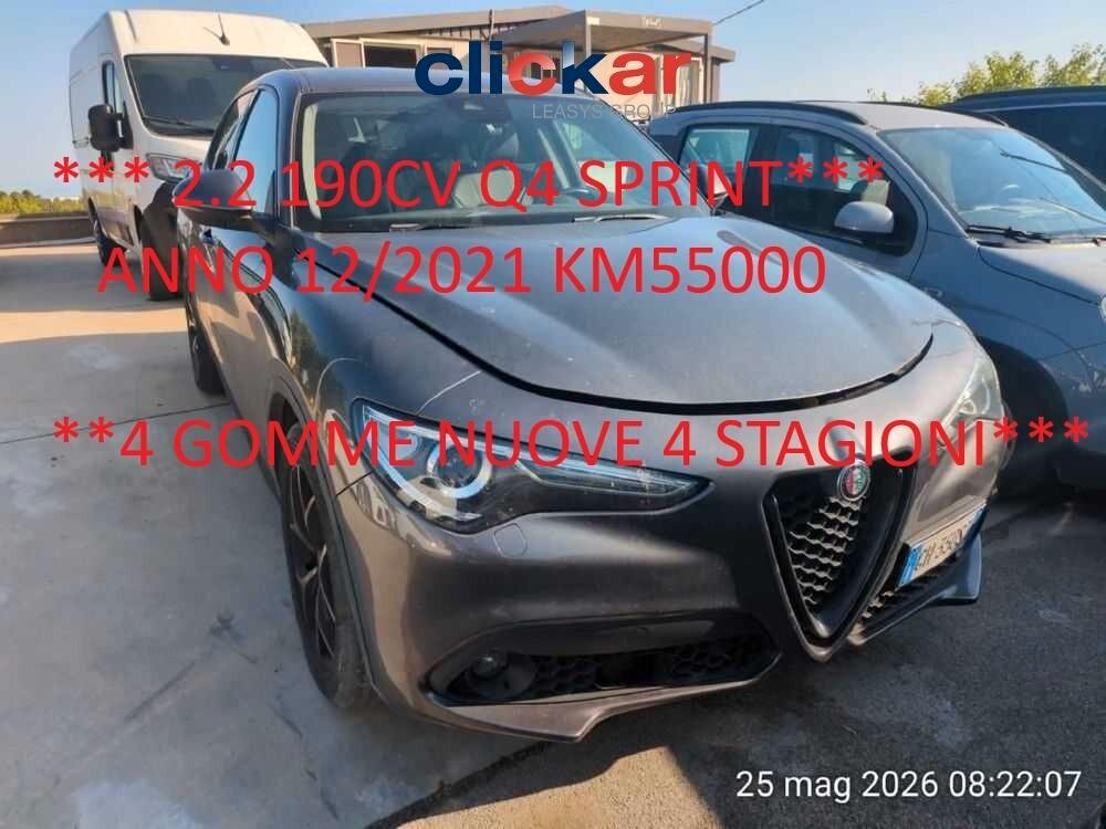 Alfa Romeo Stelvio 2.2 190CV AT8 Q4 SPRINT • PREZZO SENZA VINCOLI • UNIPRO' • ITALIANA • FATTURABILE • GARANZIA 12 MESI
