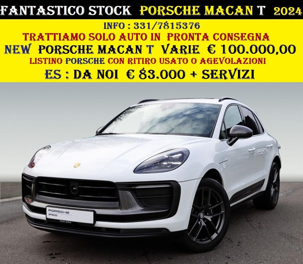 PORSCHE MACAN T TETTO ZOLL 21 NEW 2025