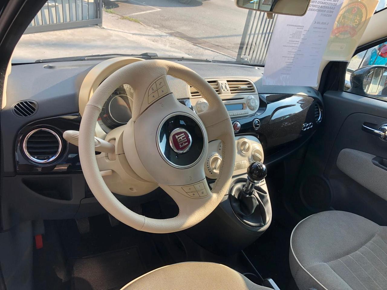Fiat 500 1.2 GPL Lounge GPL REVISIONATO FINO AL 2035!!! GARANZIA CONFORMGEST 12 MESI RINNOVABILE FINIO A 36 MESII!!!