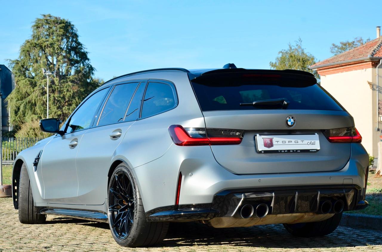BMW M3 TOURING 3.0 COMPETITION M XDRIVE 510cv AUTO, UNICOPROPRIETARIO, UFF ITALIANA, CARBOCERAMICA, SEDILI A GUSCIO CARBONIO, FARI LASER, HARMAN&KARDON