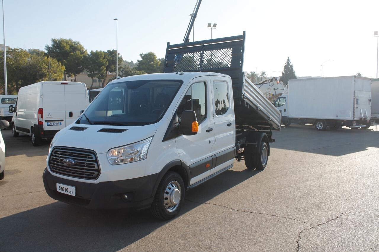 Ford TRANSIT 2.0 TDCI 170CV DOPPIA CABINA CASSONE RIBALTABILE MOTORE NUOVO!!!