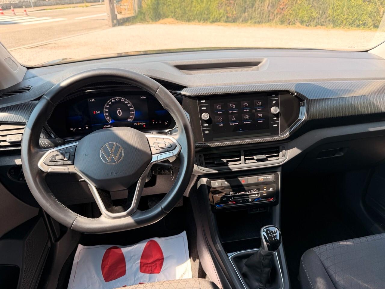 Volkswagen T-Cross 1.0 tsi Style 95cv (display digitale App connect Climatronic)