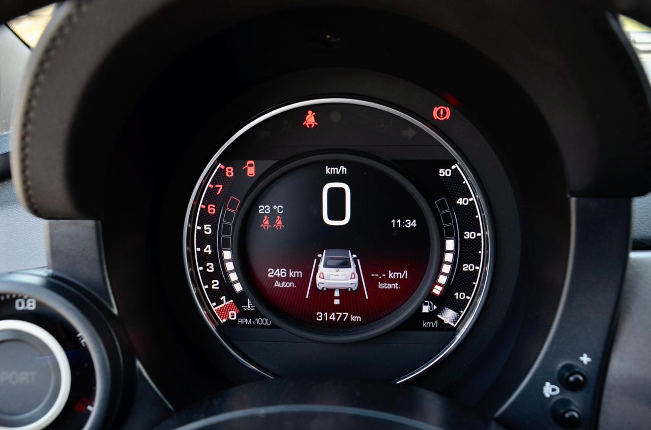 ABARTH 595C TURISMO 1.4 TURBO 165cv, UNICOPROPRIETARIO, UFF ITALIANA, SERVICE DIMOSTRABILI, SCARICO MONZA, FARI XENO, APPLE ANDROID, PERMUTE