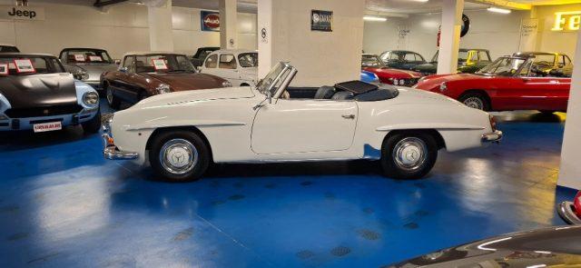 MERCEDES-BENZ 190 SL ***ASI TARGA ORO***BIANCA con PELLE BLU