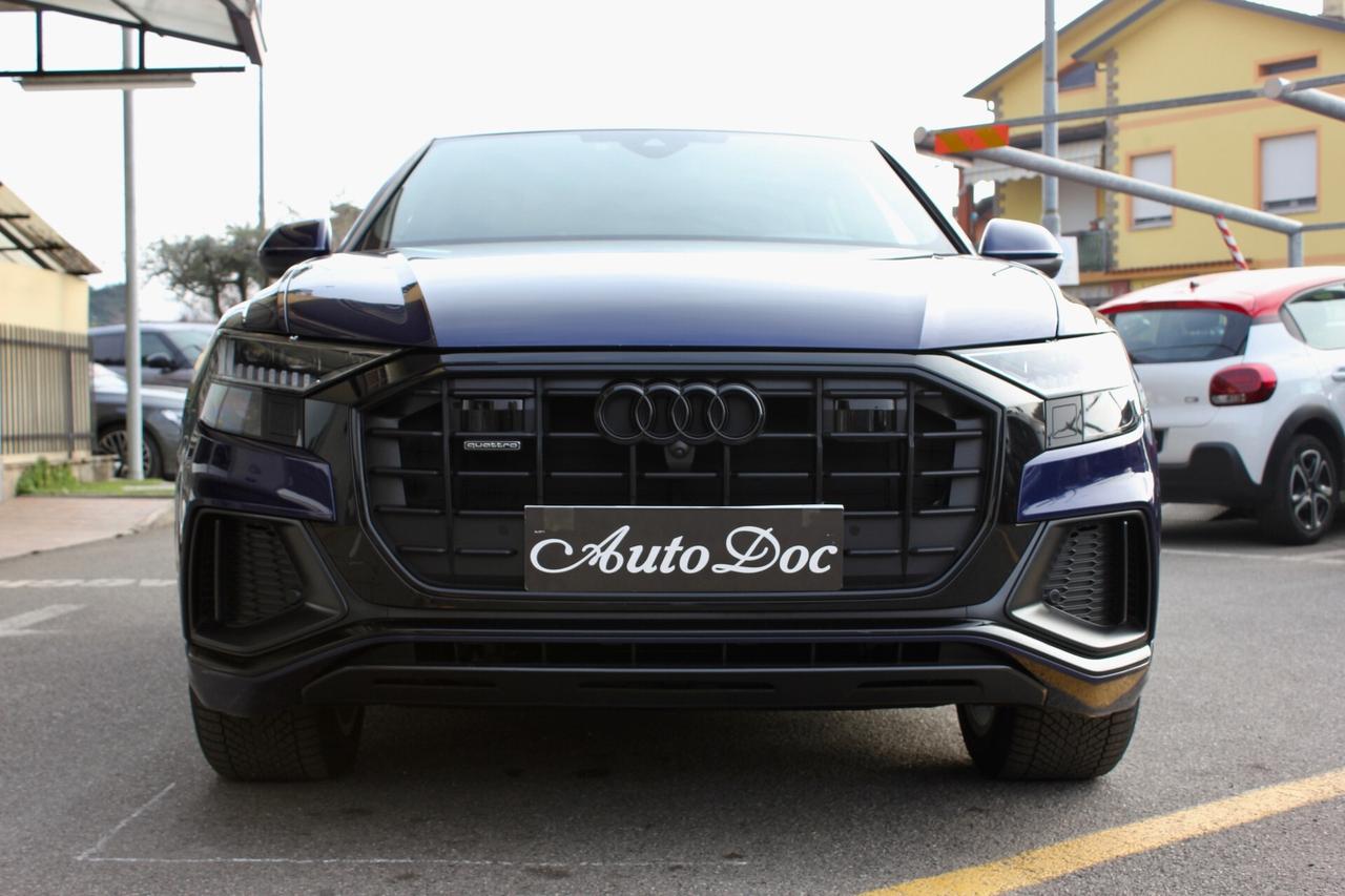 Audi Q8 50 TDI 286 CV quattro Sport INTERNO PELLE MARRONE S LINE TETTO PANOR.