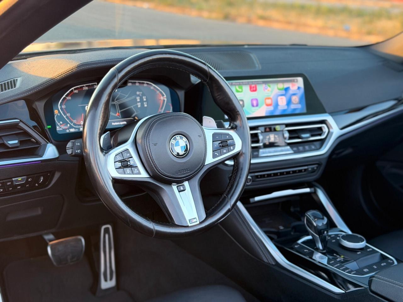 Bmw 420d 190cv 48V Cabrio Msport Led*Carplay*Pelle