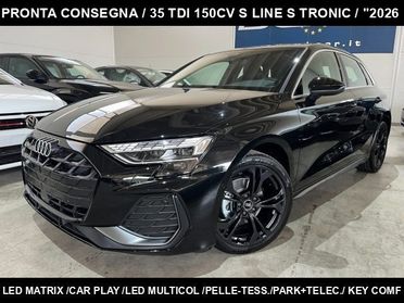 AUDI A3 SPB 35TDI Stronic S line"18 Sline/Matrix/Telec/Key