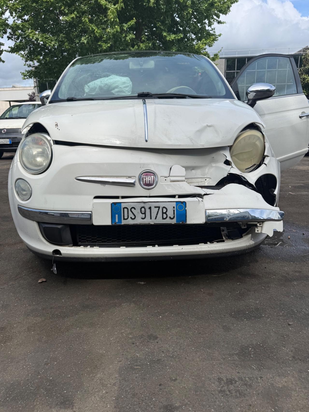 Fiat 500 1.2 BENZINA MARCIANTE INCIDENTATA – OTTIMA DA RIPRISTINO