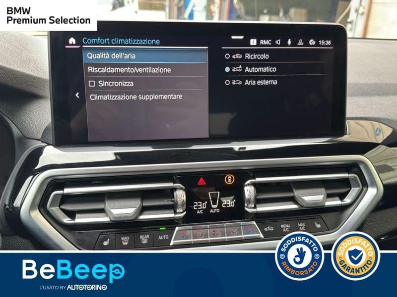 BMW X3 XDRIVE30E AUTO