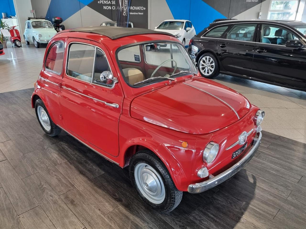 Fiat 500 Nuova 500 D targhe originali "targa oro"