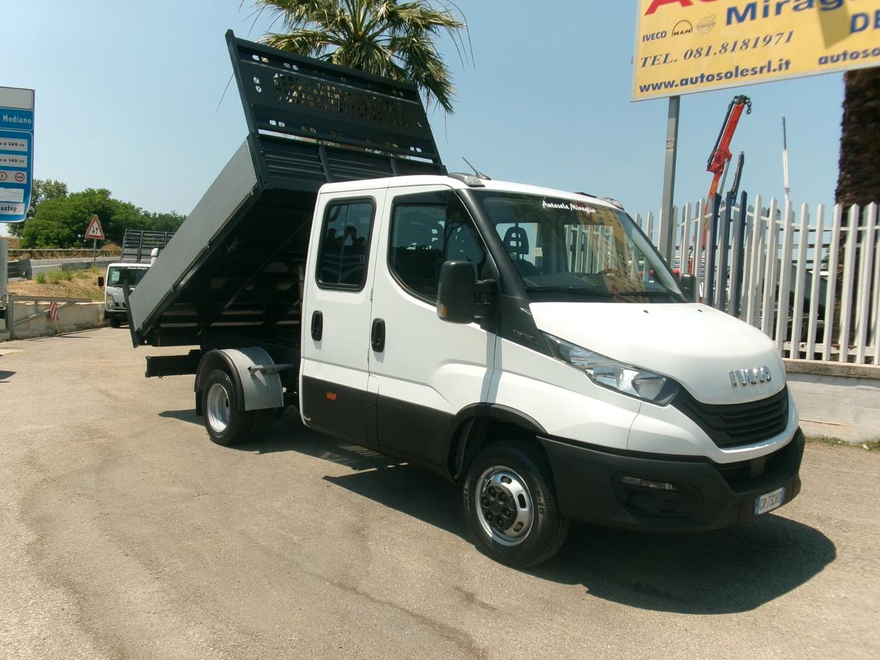 Iveco Daily 35C14 2.3 140CV E6D DOPPIA CABINA 7P RIBALTABILE 56000KM